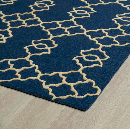 Kaleen Spaces SPA08-17 Blue Rug