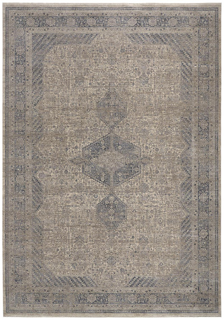 Feizy Marquette 3775F Gray Blue Rug
