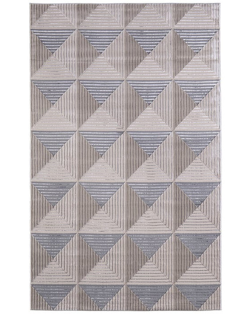 Feizy Micah 3044F Gray Silver Rug