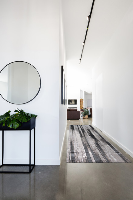 Feizy Micah 3338F Black Silver Rug