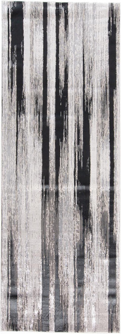 Feizy Micah 3338F Black Silver Rug