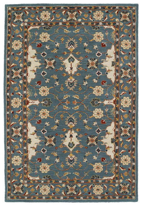 Kaleen Middleton MID01-91 Teal Rug