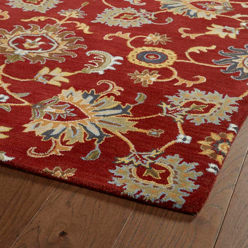 Kaleen Middleton MID02-25 Red Rug