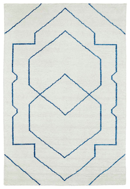 Kaleen Solitaire SOL01-01 Ivory Rug