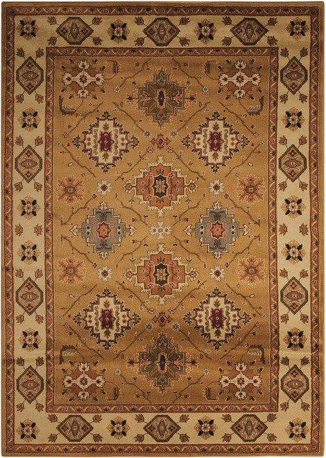 Nourison Paramount PAR18 Gold Rug