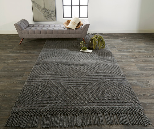 Feizy Phoenix 0810F Gray Rug