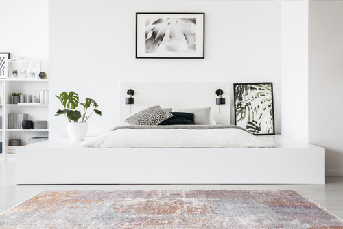 Feizy Cecily 3586F Gold Pink Rug