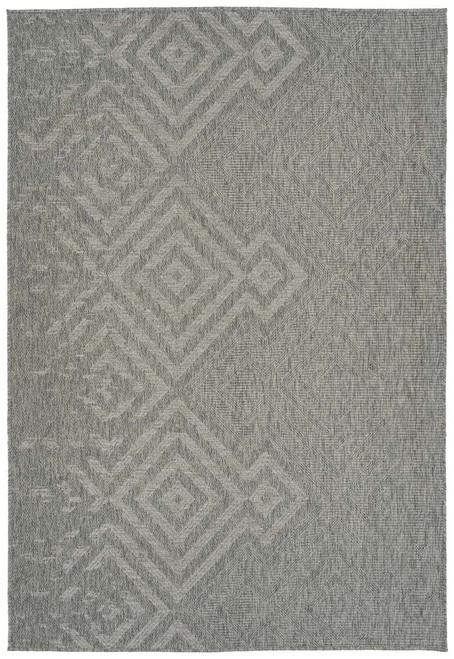 Kaleen Bacalar BAC03-77 Silver Rug