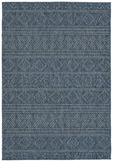 Kaleen Bacalar BAC09-17 Blue Rug