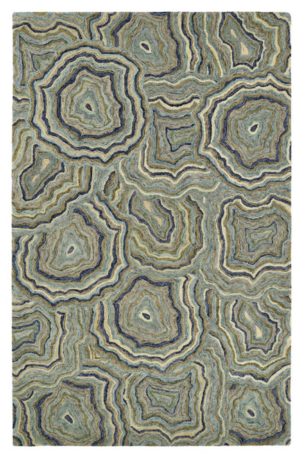 Kaleen Marble MBL10-91 Teal Rug