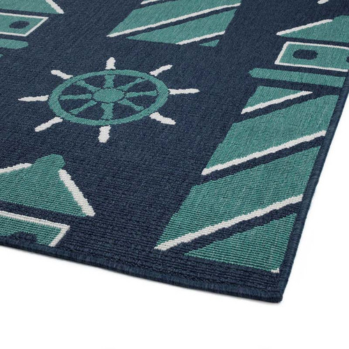 Kaleen Puerto PRT15-17 Blue Rug