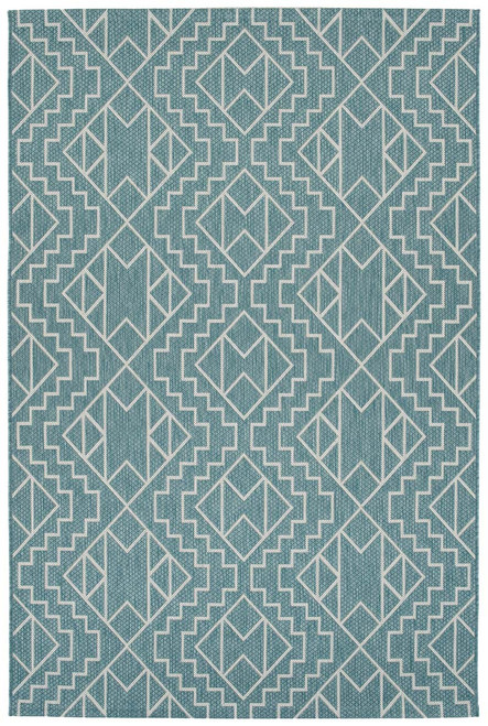 Kaleen Soleri SLR03-78 Turquoise Rug