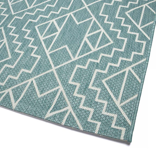 Kaleen Soleri SLR03-78 Turquoise Rug