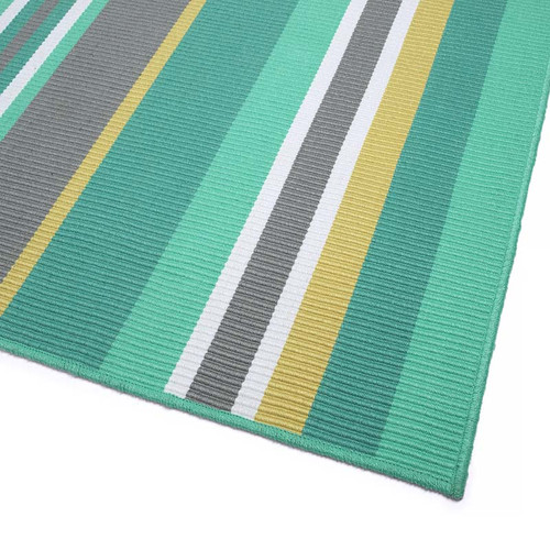 Kaleen Voavah VOA08-91 Teal Rug