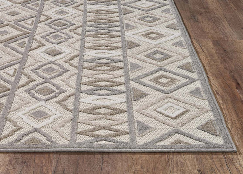 Kas Calla 6925 Grey Aztec Rug