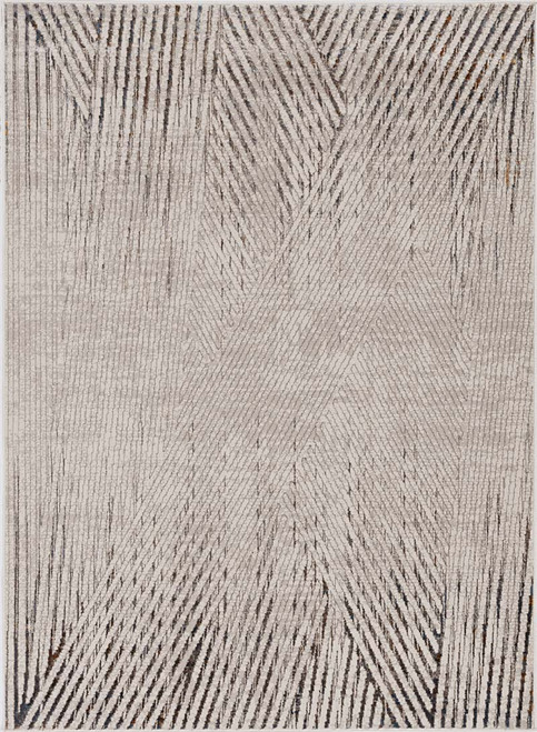 Kas Inspire 7504 Ivory Grey Parker Rug