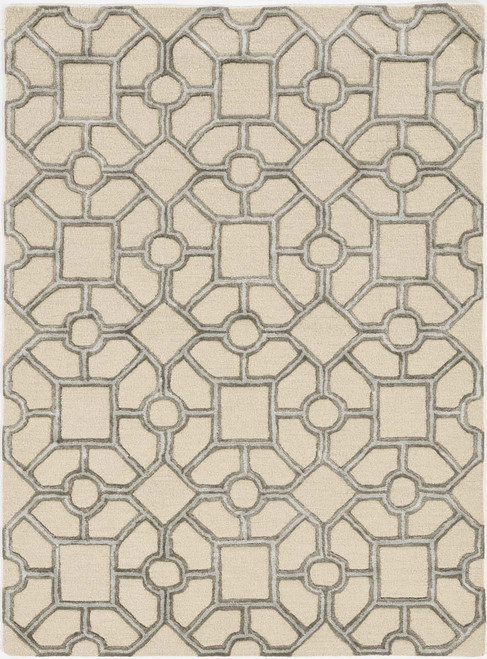 Kas Libby Langdon Upton 4306 Putty Spa Paris Garden Rug