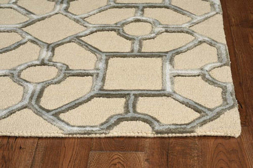 Kas Libby Langdon Upton 4306 Putty Spa Paris Garden Rug