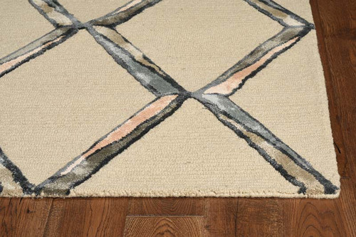 Kas Libby Langdon Upton 4307 Putty Slate Mod Scape Rug