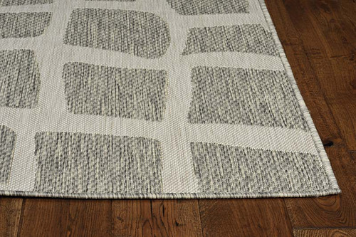 Kas Provo 5768 Ivory Grey Bedrock Rug