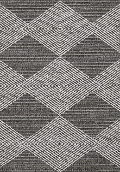 Kas Terrace 6752 Grey Ivory Diamonds Rug