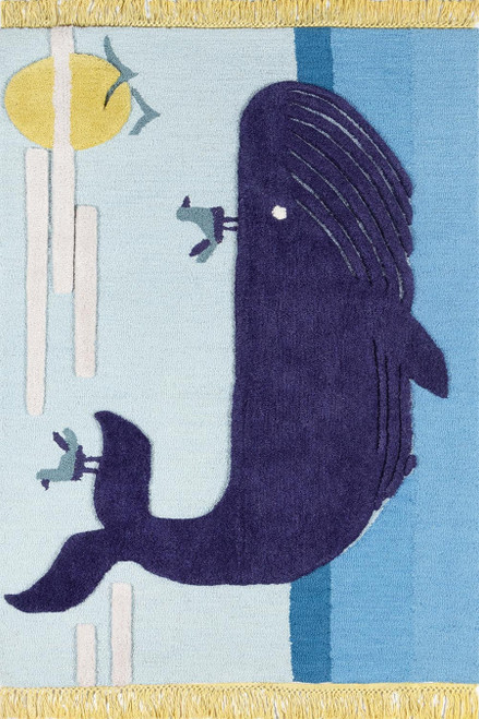 Momeni Novogratz Atticus ATC-2 Blue Rug