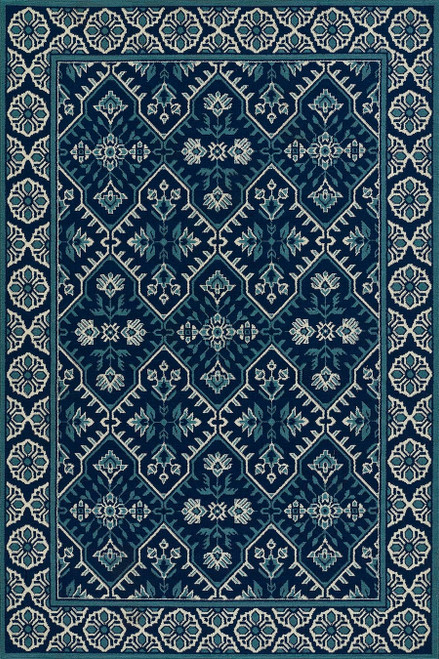 Momeni Baja BAJ38 Navy Rug