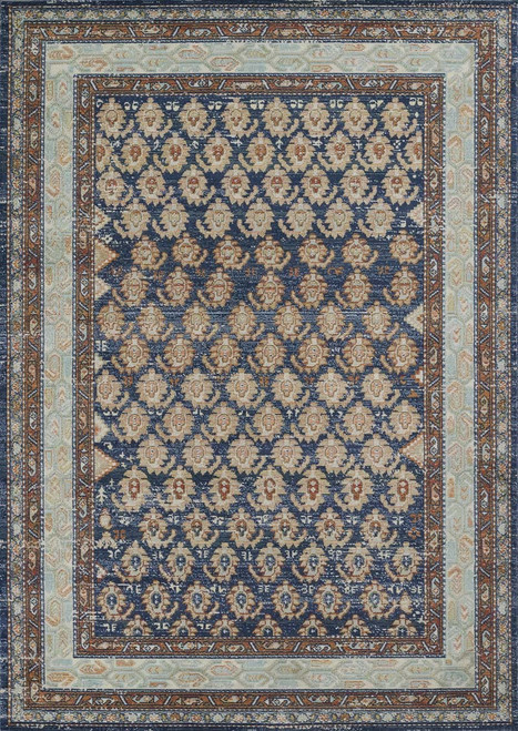 Momeni Lillihan LIH-4 Navy Rug