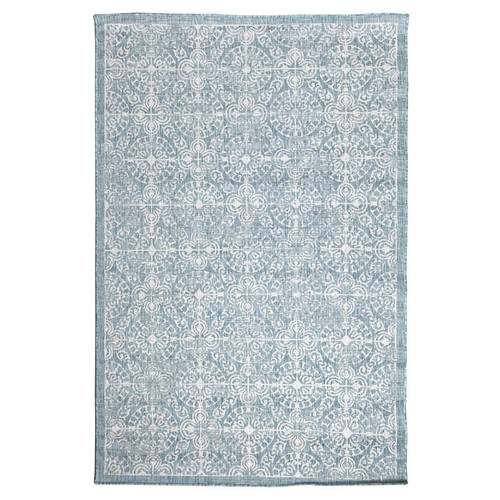 TransOcean Carmel 8476 04 Antique Tile Aqua Rug