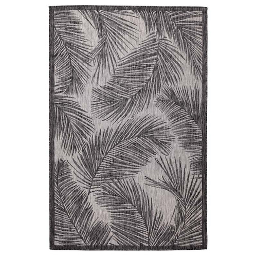 TransOcean Carmel 8474 48 Fronds Black Rug