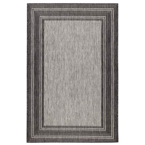 TransOcean Carmel 8425 48 Multi Border Black Rug