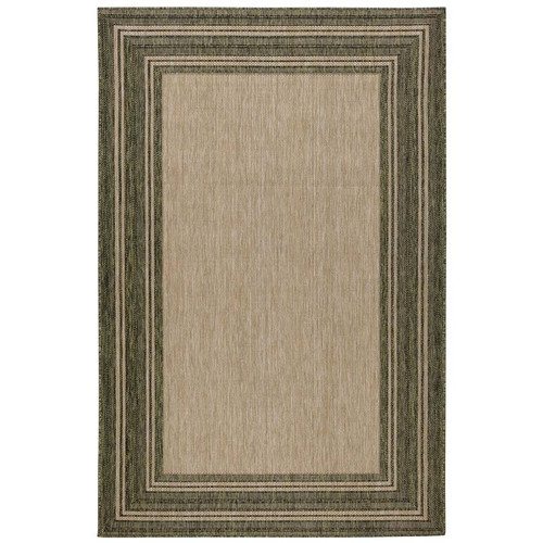 TransOcean Carmel 8425 06 Multi Border Green Rug