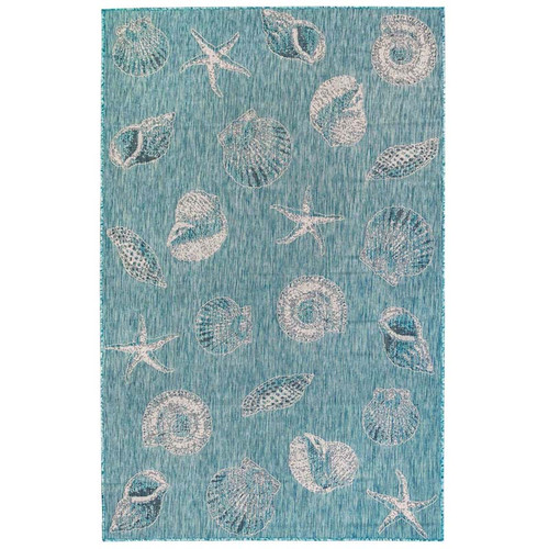 TransOcean Carmel 8414 04 Shells Aqua Rug