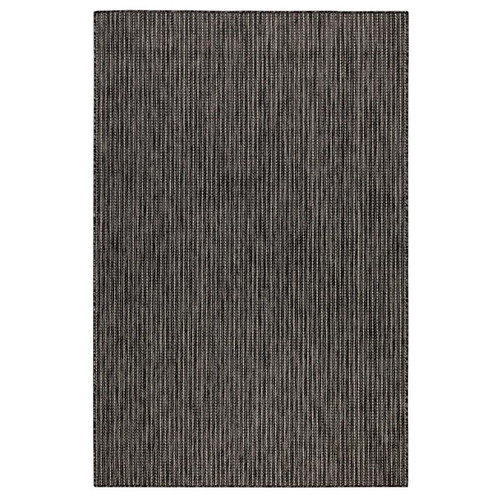 TransOcean Carmel 8422 48 Texture Stripe Black Rug