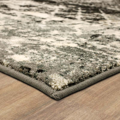 Karastan Artisan by Scott Living 91849 90097 Frotage Charcoal Rug