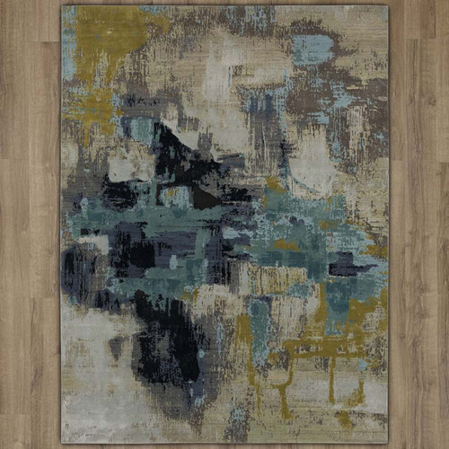 Karastan Bespoke RG138 4570 Beguiled Blue Rug