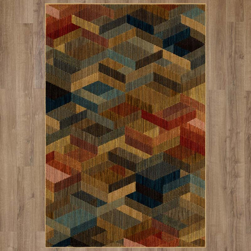 Karastan Elements 91203 50101 Ignite Multi Rug