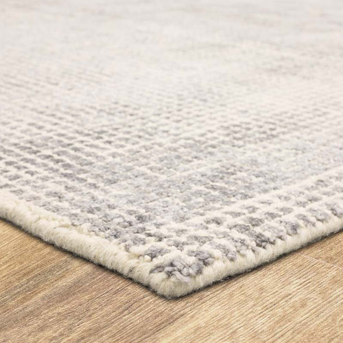 Karastan Labyrinth RG176 945 Matrix Steel Grey Rug