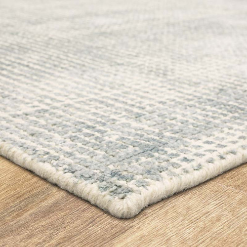 Karastan Labyrinth RG177 103 Serpentine Blue Rug