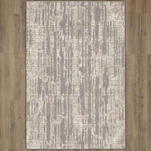 Karastan Soiree 91967 90116 Matrix Grey Rug