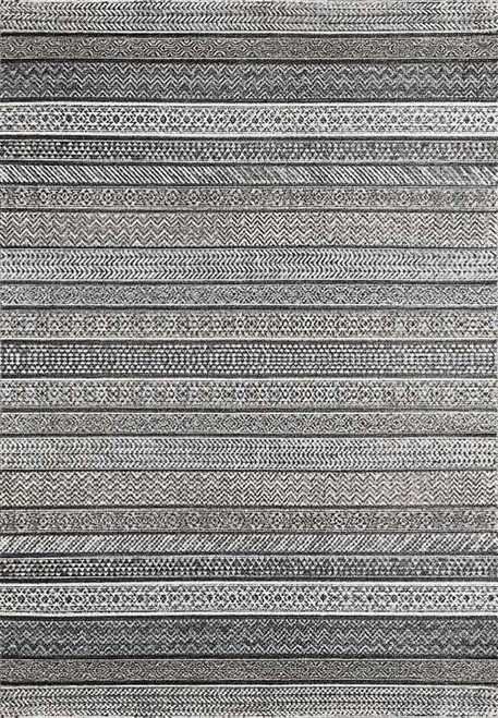 Dynamic Robin 1155 991 Grey Charcoal Ivory Rug