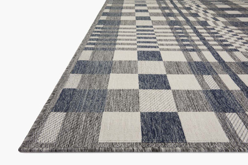 Loloi Rainier RAI-04 Ivory Denim Rug