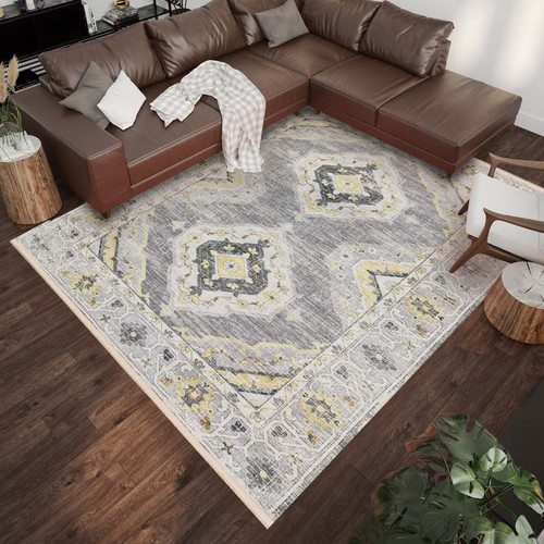 Dalyn Marbella MB1 Grey Rug