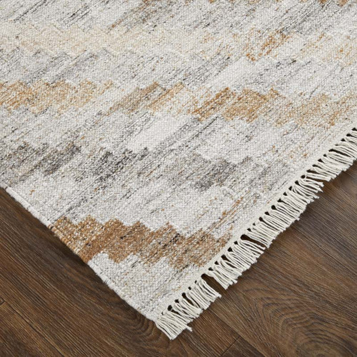 Feizy Beckett 0724F Tan Gray Rug