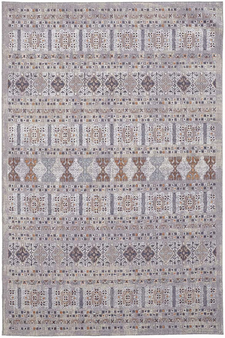 Feizy Francisco 39GCF Rust Gray  Rug