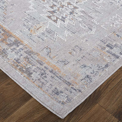 Feizy Francisco 39GEF Gray Rust Rug