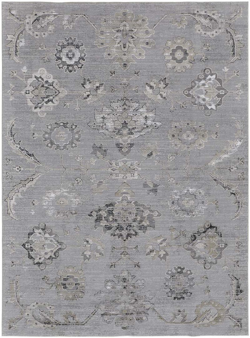 Feizy Macklaine 39FQF Silver Beige Rug