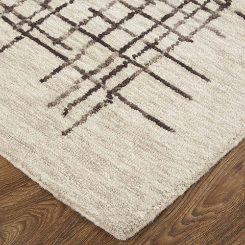 Feizy Maddox 8630F Beige Brown Rug