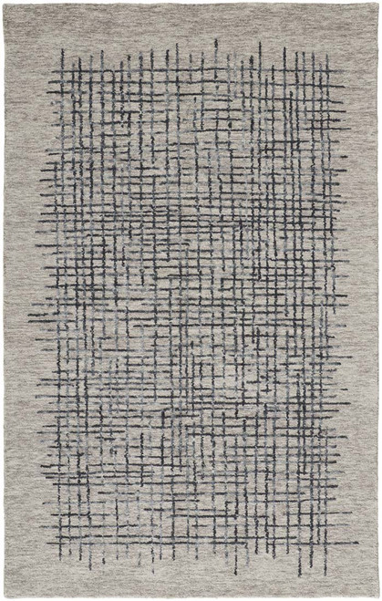 Feizy Maddox 8630F Gray Charcoal Rug