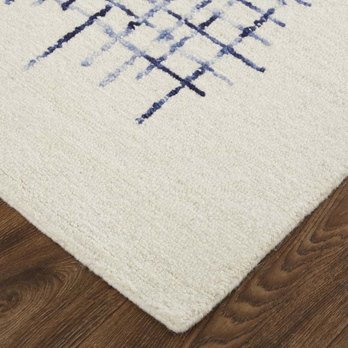 Feizy Maddox 8630F Ivory Navy Rug